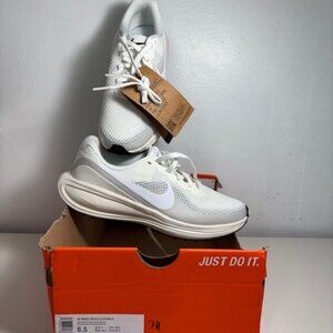 Nike Revolution 8 Running Shoes, Women's 6.5/Mens 5, White/Pale Ivory, NIB
